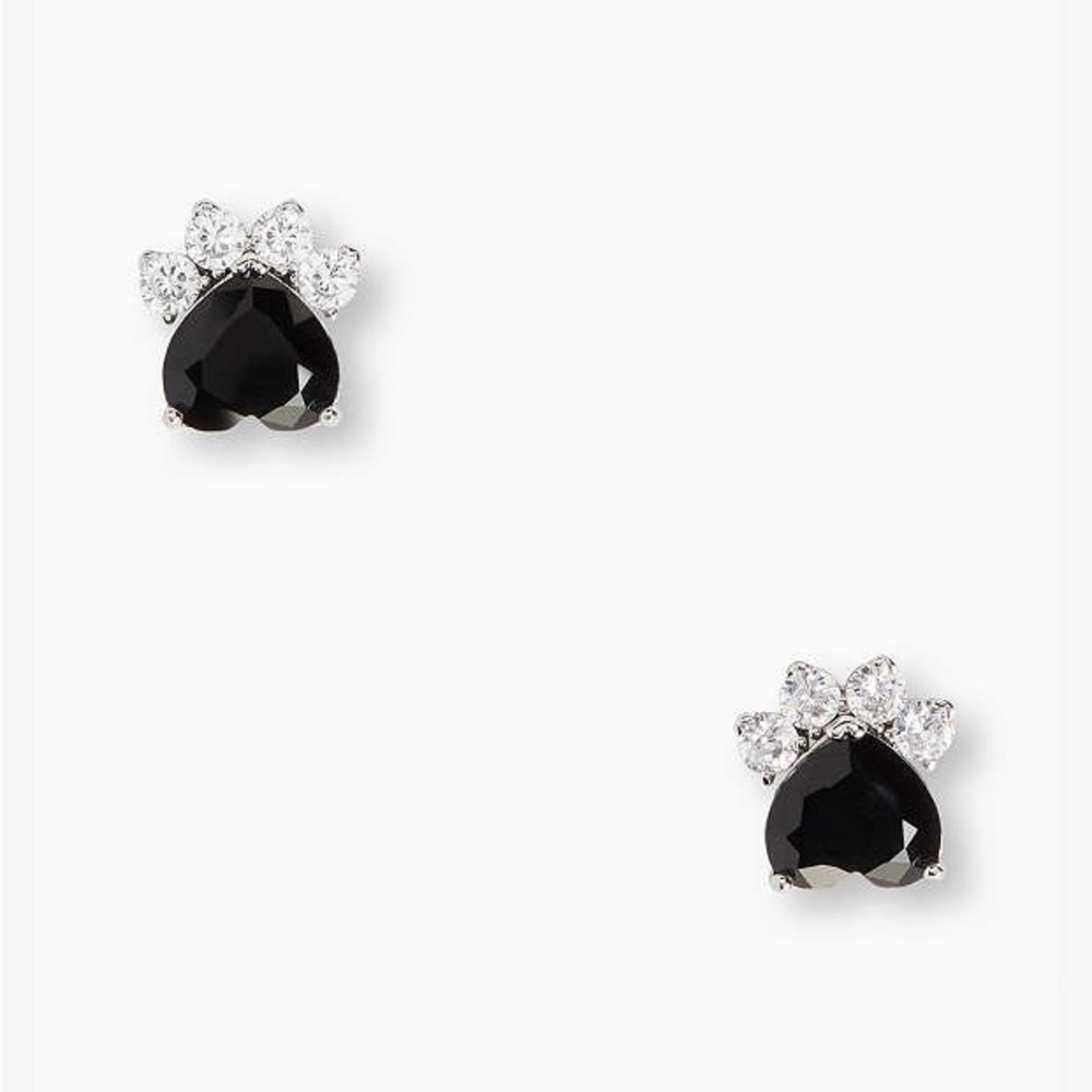NWT Kate Spade Paw Print Studs Earrings, with Dust Bag